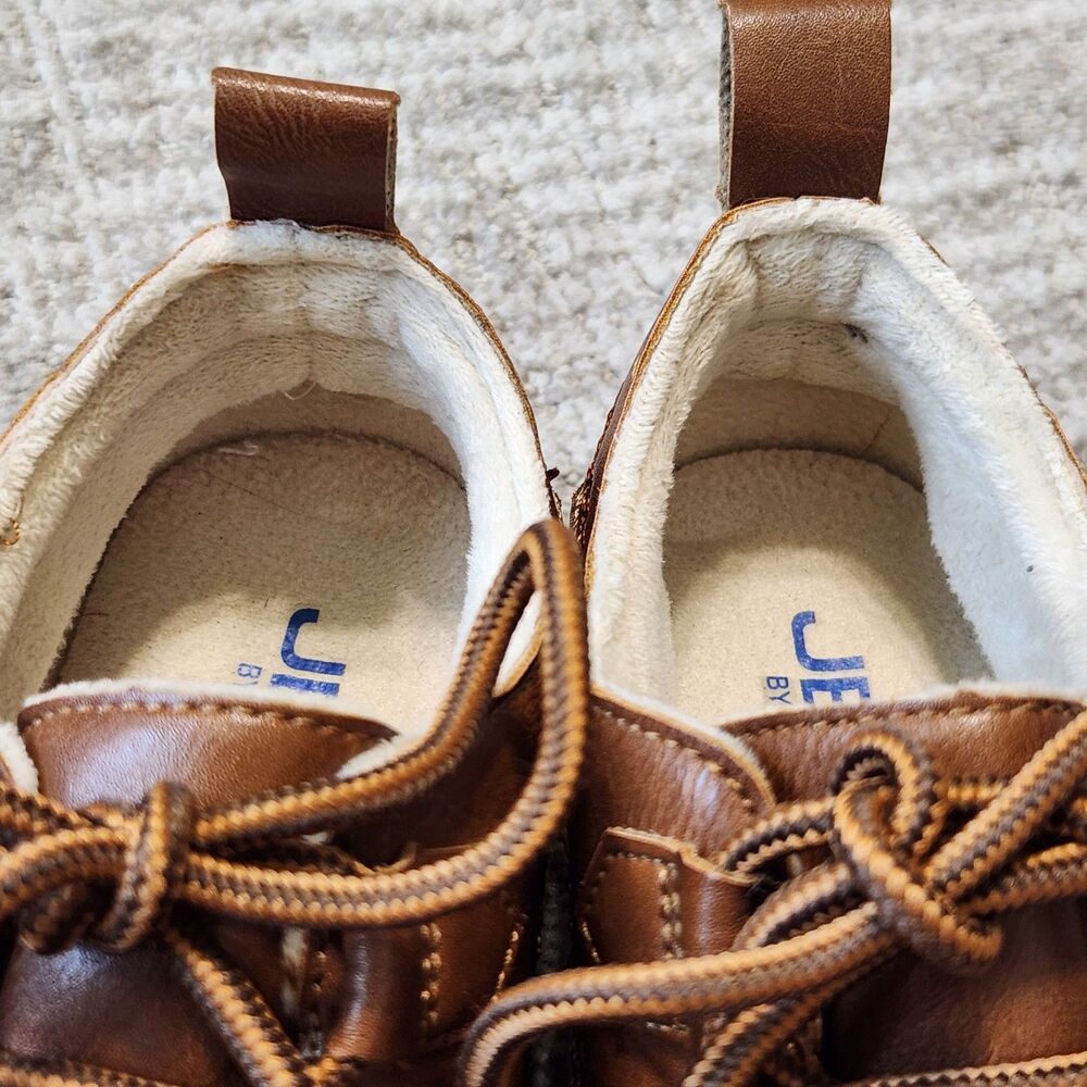 JBU by Jambu women's Glenda waterproof duck boot low top brown blue size 7 - Picture 9 of 10